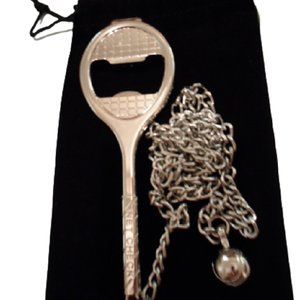Tennis Racket Net Check Measurer Bottle Opener Court Equipment Accessory Gift